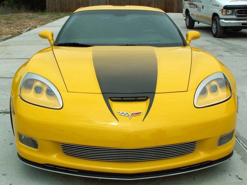 2006-2013 Z06/ZR1/GS C6 Corvette - Hood Graphic Fade Large | Premium Vinyl Graphic