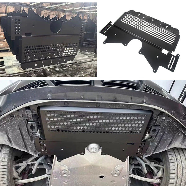 New Oil Cooler Skid Plate Underhood Shield For BMW G80 M3 G82 M4 G87 M2 Hexagonal Hole