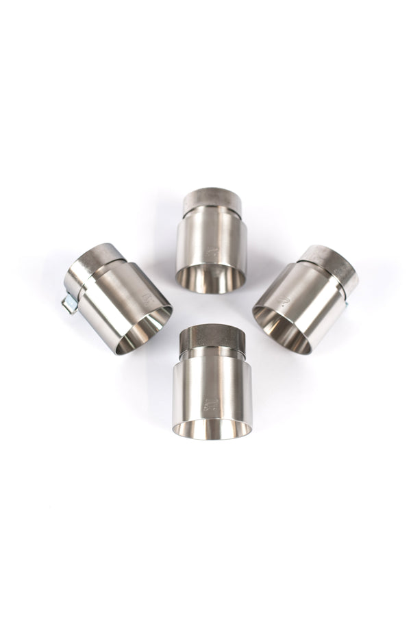 RENNELEMENT 4” INCH Exhaust Tips for OEM Exhaust