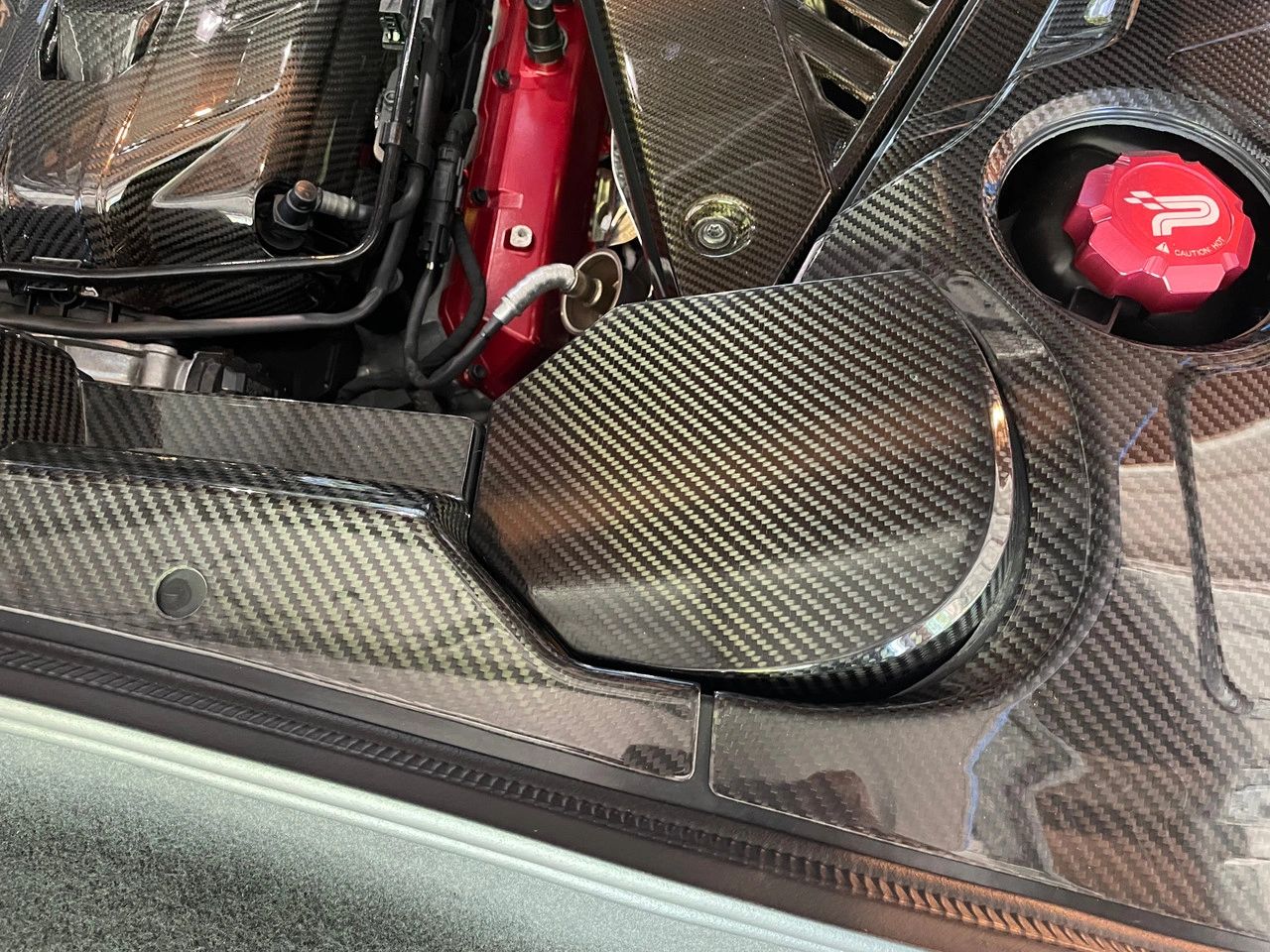 Corvette C8 Carbon Fiber Rear Strut Covers