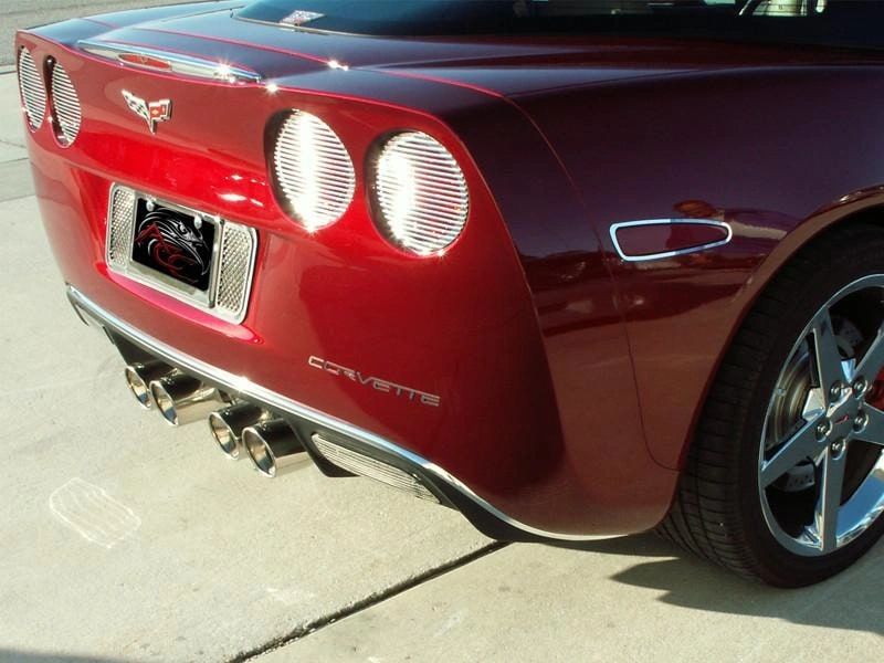 2005-2013 C6 Corvette - Rear Valance Trim | Classic Chrome