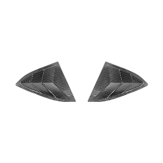 2020-Up Corvette C8 DRY Carbon Fiber Side Quarter Window Louver Sun Shade Cover