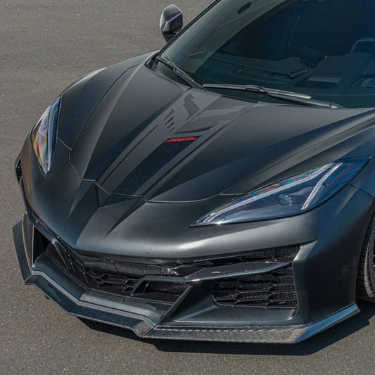 C8 Z06 Corvette Carbon Fiber 3 Piece Front Splitter