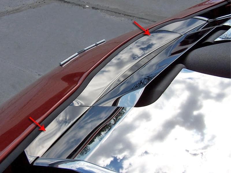 2005-2007 C6 Corvette - Nose Cap Front | Polished Stainless Steel