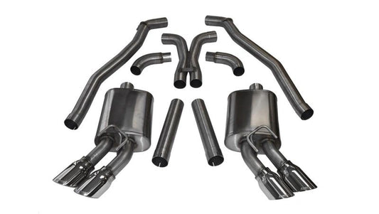 Corsa 12-13 Chevrolet Camaro Coupe ZL1 6.2L V8 Polished Sport Cat-Back + XO Exhaust