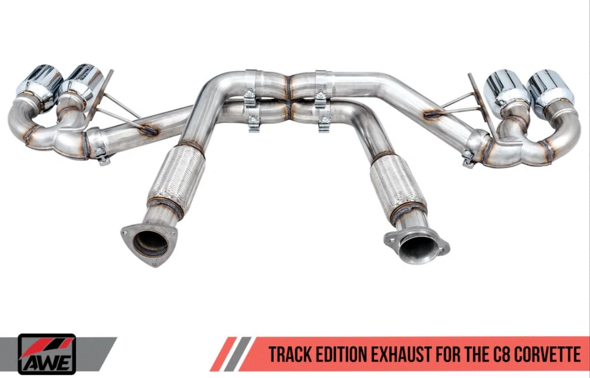 AWE Track Edition Exhaust for C8 Corvette