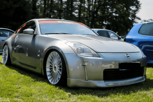 Nissan Fairlady 350z Black INGS Look Front Bumper Lip (2002 - 2008)