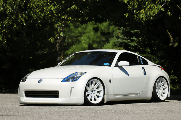 Nissan Fairlady 350z Black INGS Look Front Bumper Lip (2002 - 2008)