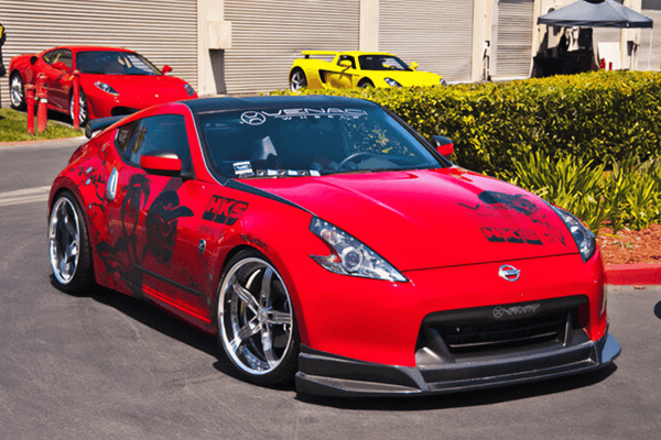 Nissan Fairlady 350z Black SL Style Front Bumper Lip (2002 - 2008)