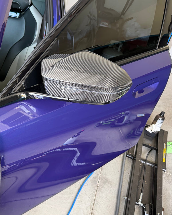 G90/G99 M5 Style Dry carbon Fiber Mirror Covers