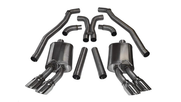 Sport / Cat-Back 4.0 in Twin Tips | 2012-15 Camaro ZL1 Coupe, 2010-15 SS 1LE (14971 / 14971BLK)
