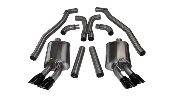Sport / Cat-Back 4.0 in Twin Tips | 2012-15 Camaro ZL1 Coupe, 2010-15 SS 1LE (14971 / 14971BLK)