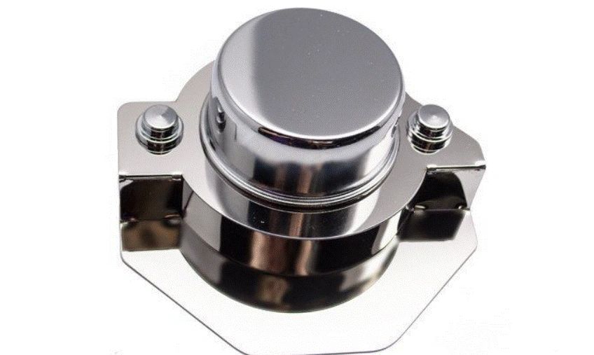 2014-2019 Corvette Stingray C7/Z51/Z06 - Vacuum Pump Actuator Cover | Polished Stainless Steel, Choose Cap Options