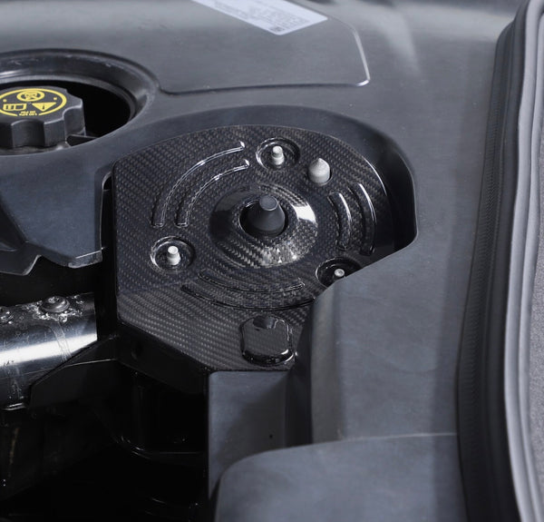 CForce Performance C8 Corvette Carbon Fiber Rear Strut Tower Covers Coupe Only