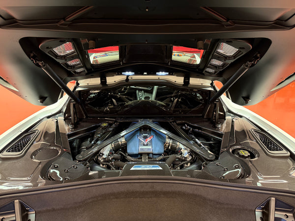 AGM C8 Corvette Carbon Fiber Ultimate Engine Bay Package