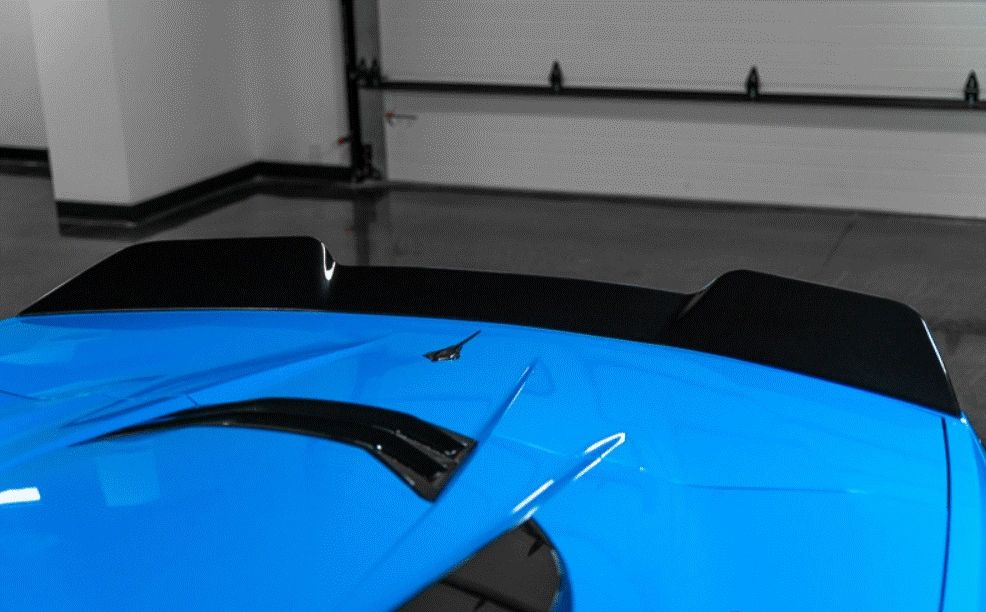 Paragon Performance C8 Corvette V2 Ducktail Rear Spoiler - Carbon Flash