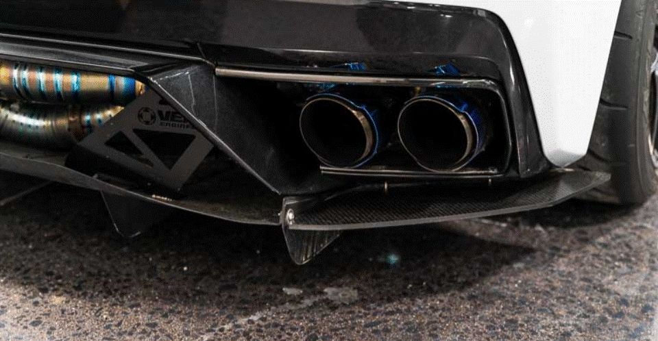 Verus Engineering C8 Corvette Carbon Polyweave Rear Spats