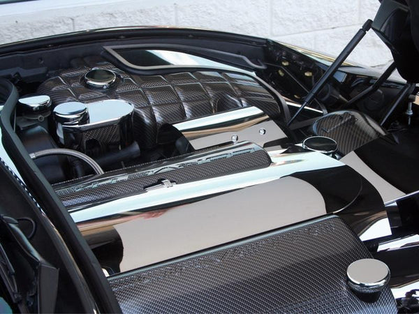 1997-2013 C5/C6 Corvette - Fluid Cap Cover Set 6PC Manual Transmission| Triple Plated Chrome