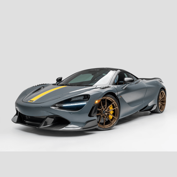 McLaren 720S Silverstone Edition Aero Side Blades Carbon Fiber PP 2x2 Glossy