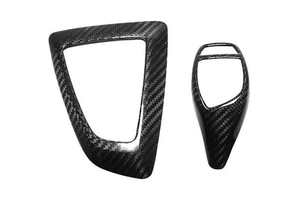 BMW F20 F22 F30 F32 F10 GT F07 F01 X3 F25 X4 F26 Carbon Fiber Gear Shift Knob and Panel Cover Trim (2011 - 2019)