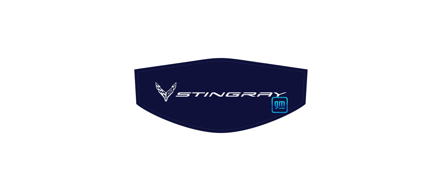 Mono-White Stingray Flags C8 Trunk Cover Convertible or Coupe