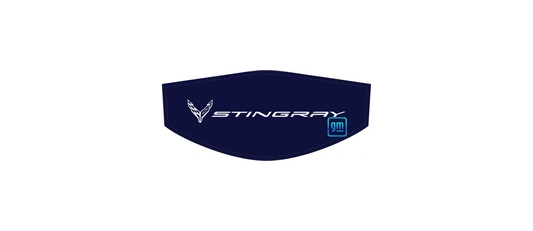 Mono-White Stingray Flags C8 Trunk Cover Convertible or Coupe