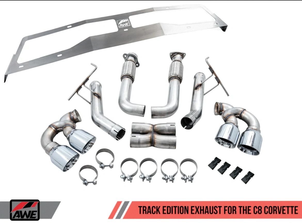 AWE Track Edition Exhaust for C8 Corvette