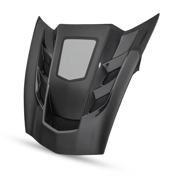2014-2019 Corvette C7 Type-VS1 Double Sided Carbon fiber Vented Style Hood W/ Window For Stingray, Z51, Grand Sport, Z06