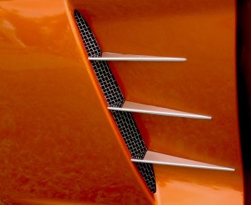 2005-2013 C6 Corvette - Vent Spears only 6Pc | Polished Stainless Steel