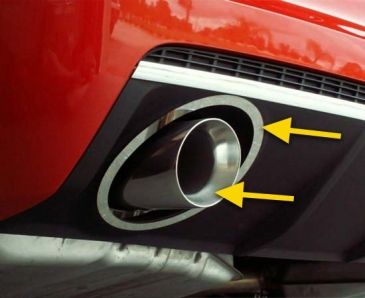 2010-2013 Chevrolet Camaro - Exhaust Tip Covers w/ Bezel Trim Rings 4Pc | Stock Exhaust Only