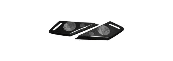 CForce Performance C8 Corvette Carbon Fiber Speaker Covers - Black
