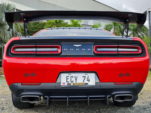Dodge Challenger 2008-2015 GTC-300 67" Carbon Fiber Adjustable Wing