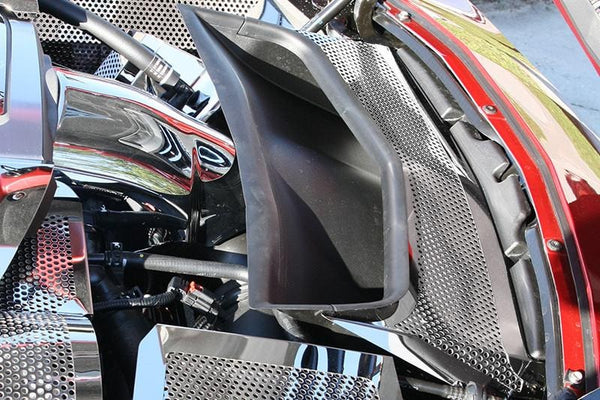 2014-2019 Corvette Z06/Z51/C7 Stingray - Vent Tube Cover | Stainless Steel,