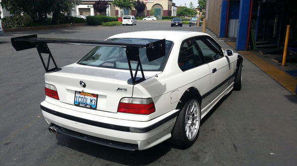 BMW E36 Coupe GT250 Carbon Fiber Adjustable Wing