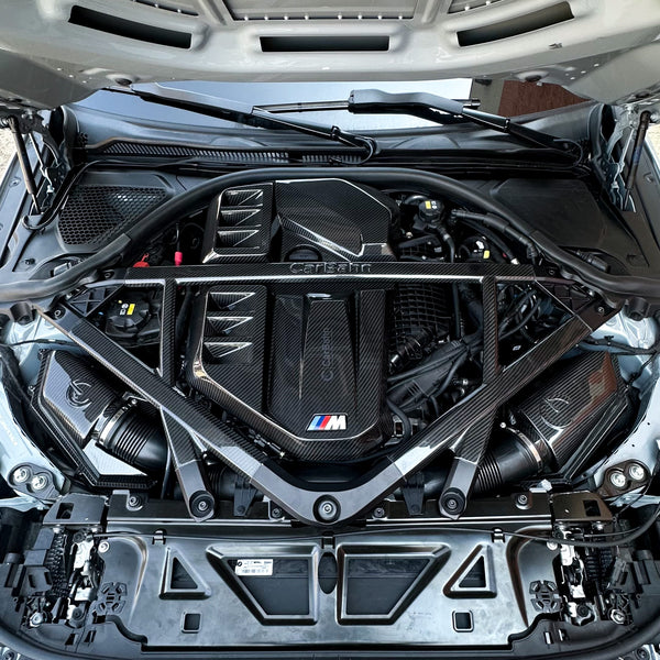 CSL Style Carbon Fiber 5-Point Strut Brace | BMW G8X M2/M3/M4