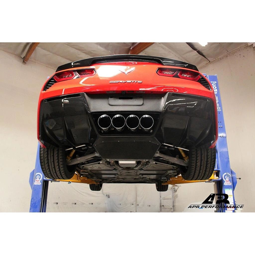 Carbon Fiber Rear Diffuser With Undertray