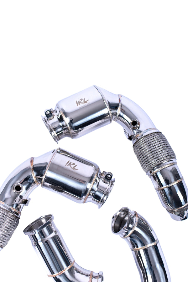 IRL G90 G99 M5 400 CEL Downpipes