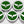 2005-2013 C6 Corvette - Crossed Flags Logo Fluid Cap Covers 5Pc Auto Transmission | Choose Color