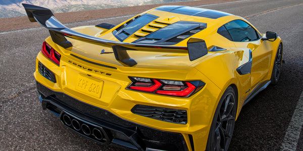 AGM C8 Corvette ZR1/ZTK Replica High Wing (Visible Carbon/Carbon Flash)
-Fitment for Z06/ERay/Grandsport PRE SALE