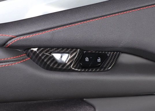 CFP C8 Corvette Carbon Fiber Lock Trim Overlay