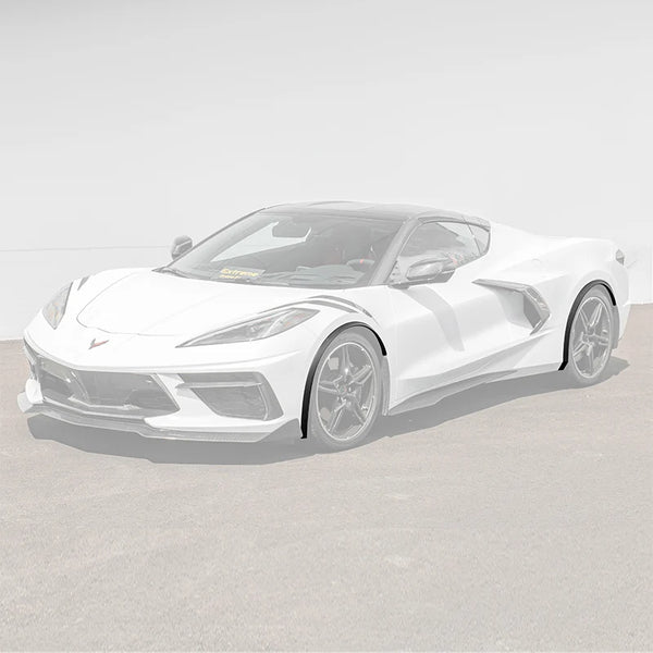 Chevrolet Corvette C8 Stingray DRY CARBON FIBER Side Wheel Fender