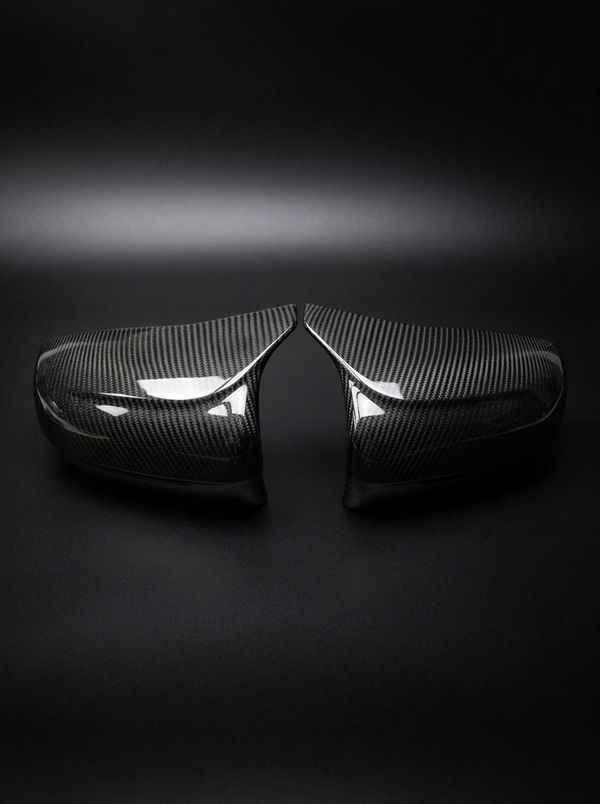 BMW 5 Series F90 M5 M Style Carbon Fiber Side Mirror Cover (2018+)