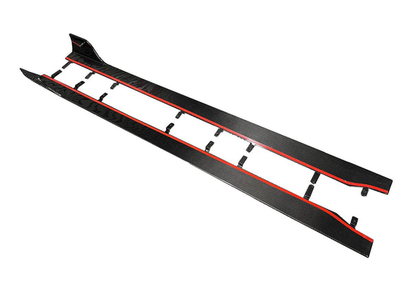 G87 Dry Carbon Fiber AT Style Side Skirts