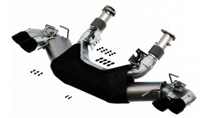 Borla C8 Corvette 6.2L S-Type Exhaust System Dual Round Tips 4inx 4.75in