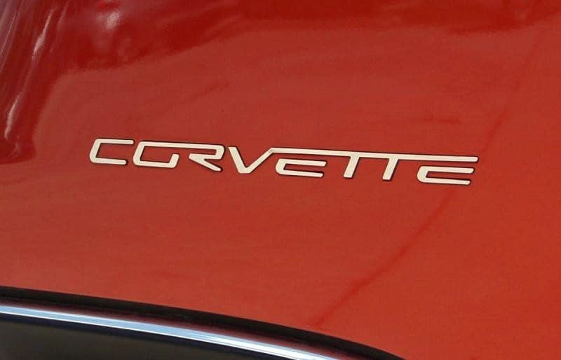 2005-2013 C6 Corvette - Rear Bumper CORVETTE Letter Set | Polished Stainless Steel