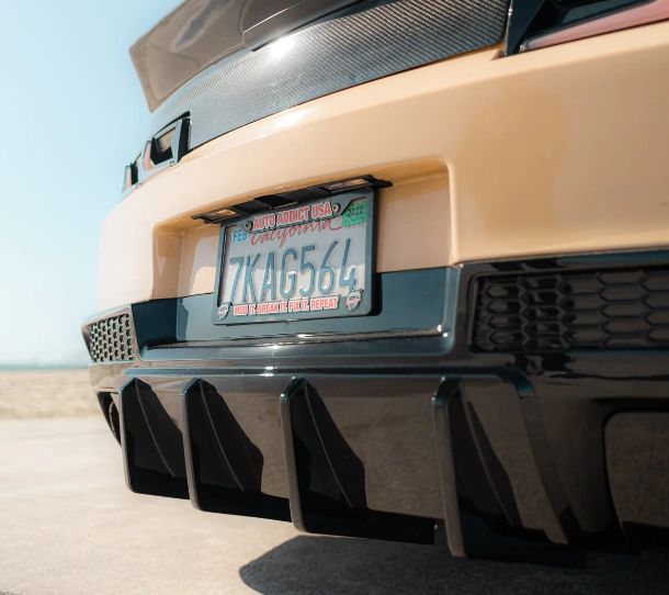 2014-2015 Chevy Camaro Evo Style Shark Fins Rear Diffuser Quad/Single Tips