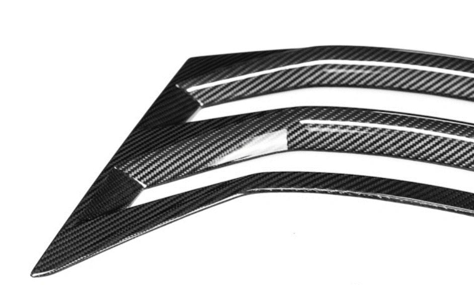 C8 Corvette Convertible Carbon Fiber Hatch Vent Overlay