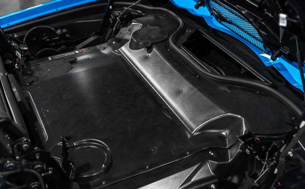 C8 Stingray/Z06/Eray Convertible Clear Engine Bay Cover