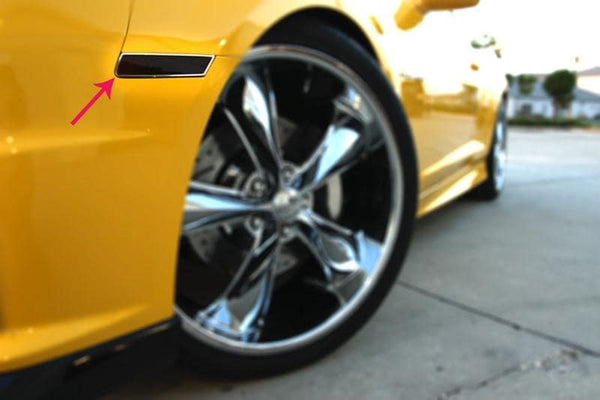 2010-2014 Camaro - Side Marker Trim 4Pc | Polished Stainless Steel