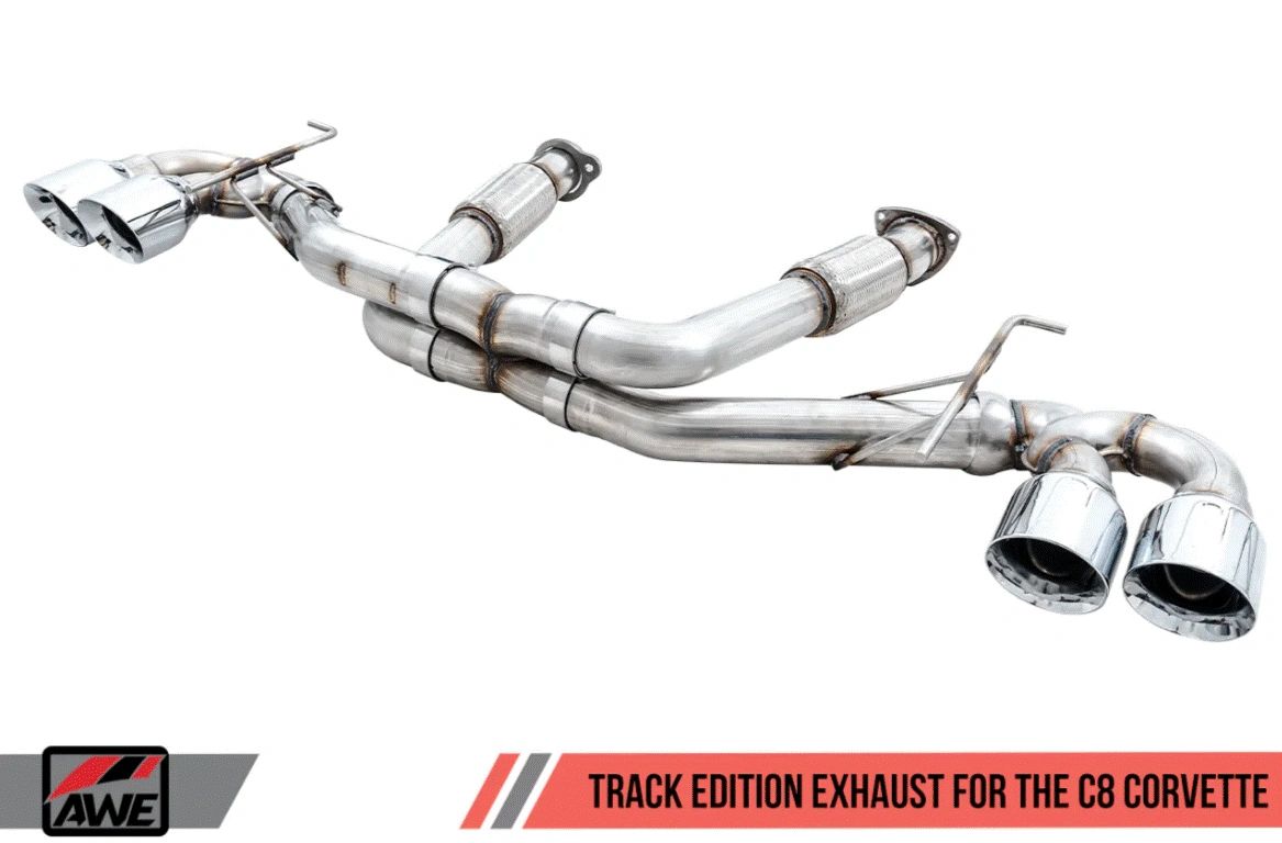 AWE Track Edition Exhaust for C8 Corvette